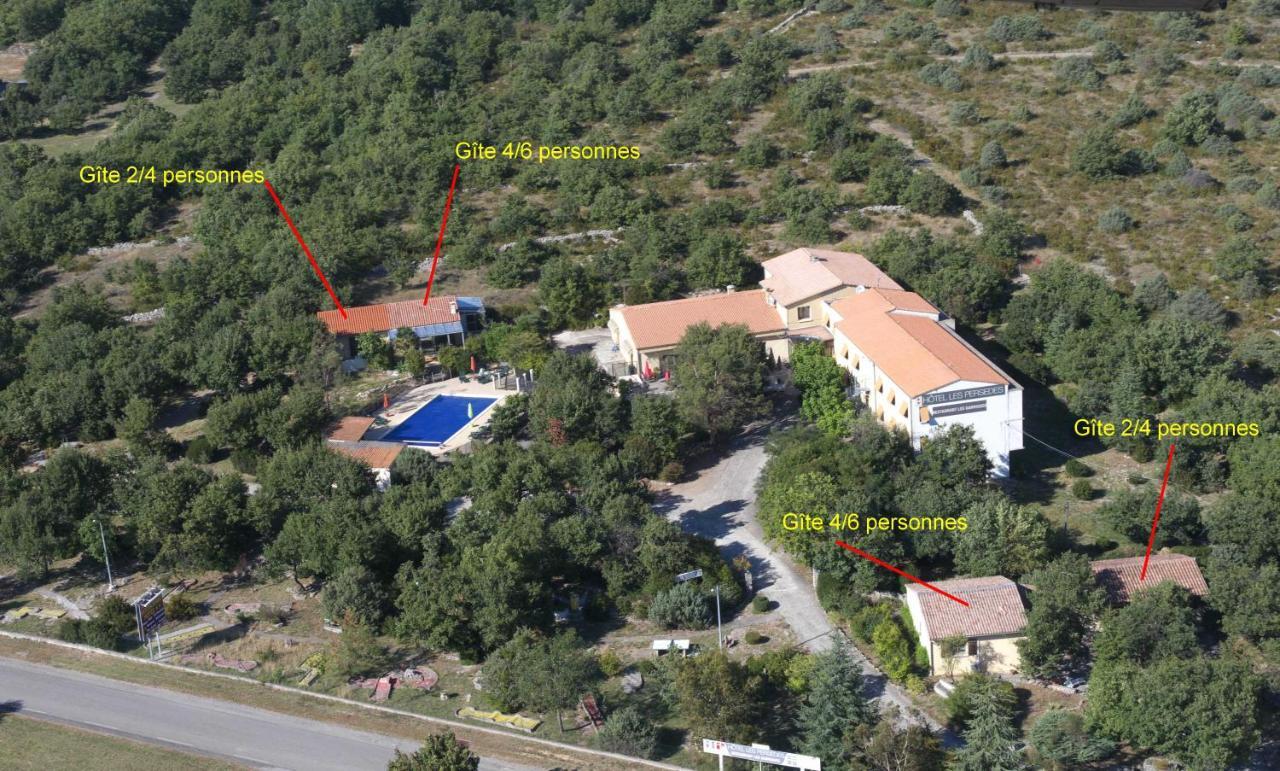 Hotel Les Persedes Lavilledieu  Zewnętrze zdjęcie